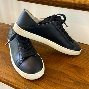 Black Stuart Weitzman sneakers